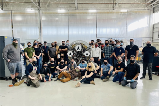 Astra's tweet photo. EVP and chief engineer @benjaminblyon: We’re building an incredibly diverse team that will deliver spacetech at scale. #AstraSpacetech2022 https://t.co/HBYDh4hoXq
