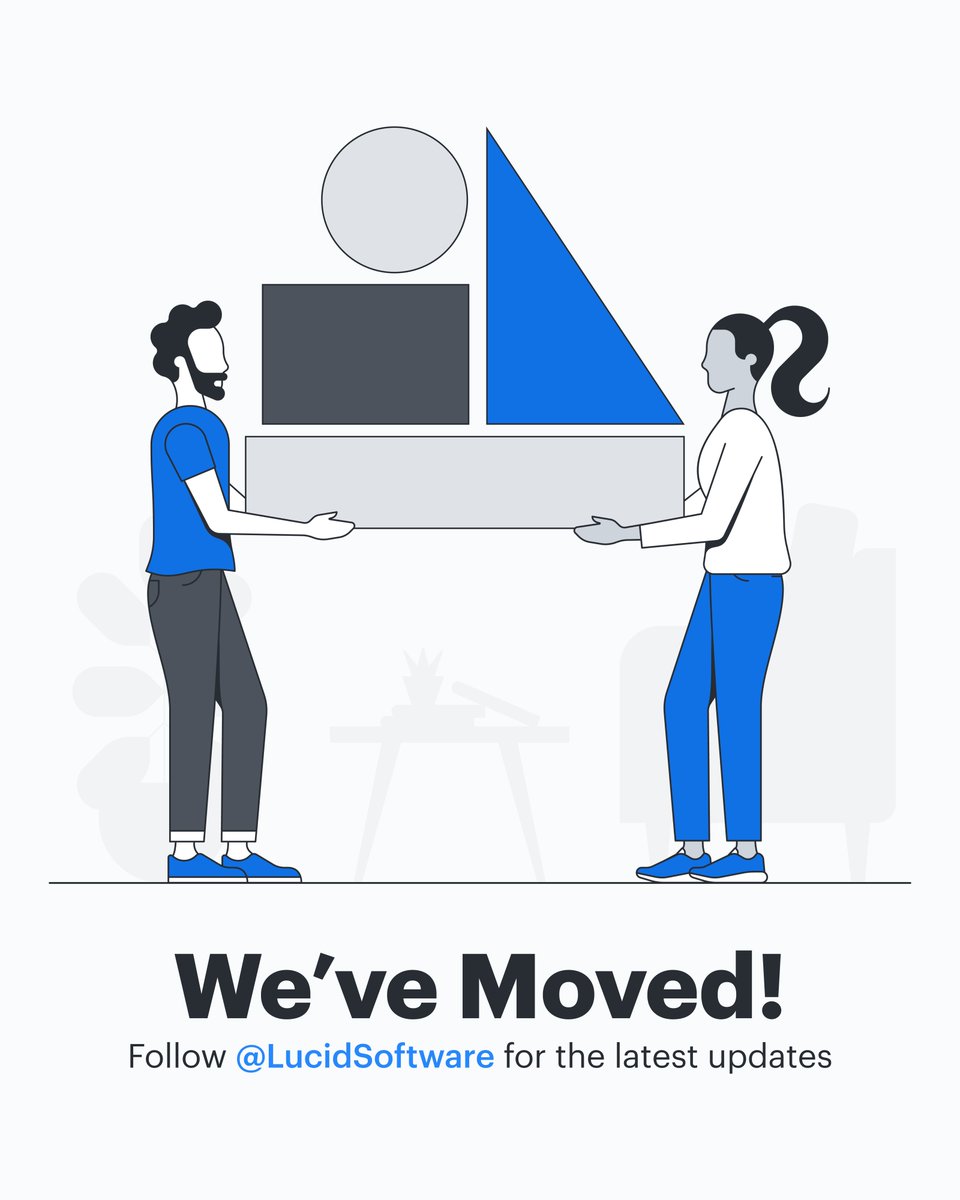 We've Moved! Follow @LucidSoftware (@lucidchart) on Twitter photo Looking for Lucidchart? 📊 We've moved!
⏩ Follow our new account <a href="/LucidSoftware/">Lucid Software</a> to stay in the know on all things intelligent diagramming and visual collaboration—including Lucidchart tips, templates, new features and more. Looking for Lucidchart? 📊 We've moved!
⏩ Follow our new account <a href="/LucidSoftware/">Lucid Software</a> to stay in the know on all things intelligent diagramming and visual collaboration—including Lucidchart tips, templates, new features and more.