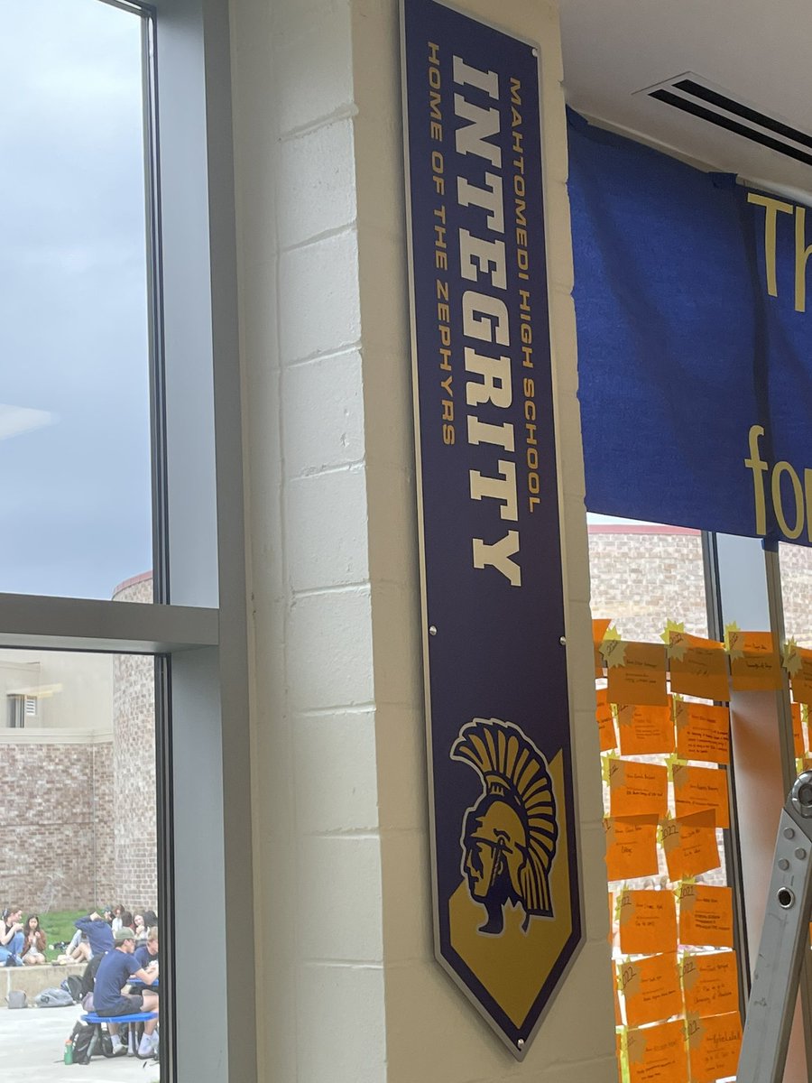 Thanks to our SLC for funding the the new signage!