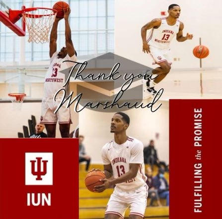 IUN_MensBBall's tweet photo. Congratulations @MarshaudW #IUNgrad22 π https://t.co/KB7yDZn9bp