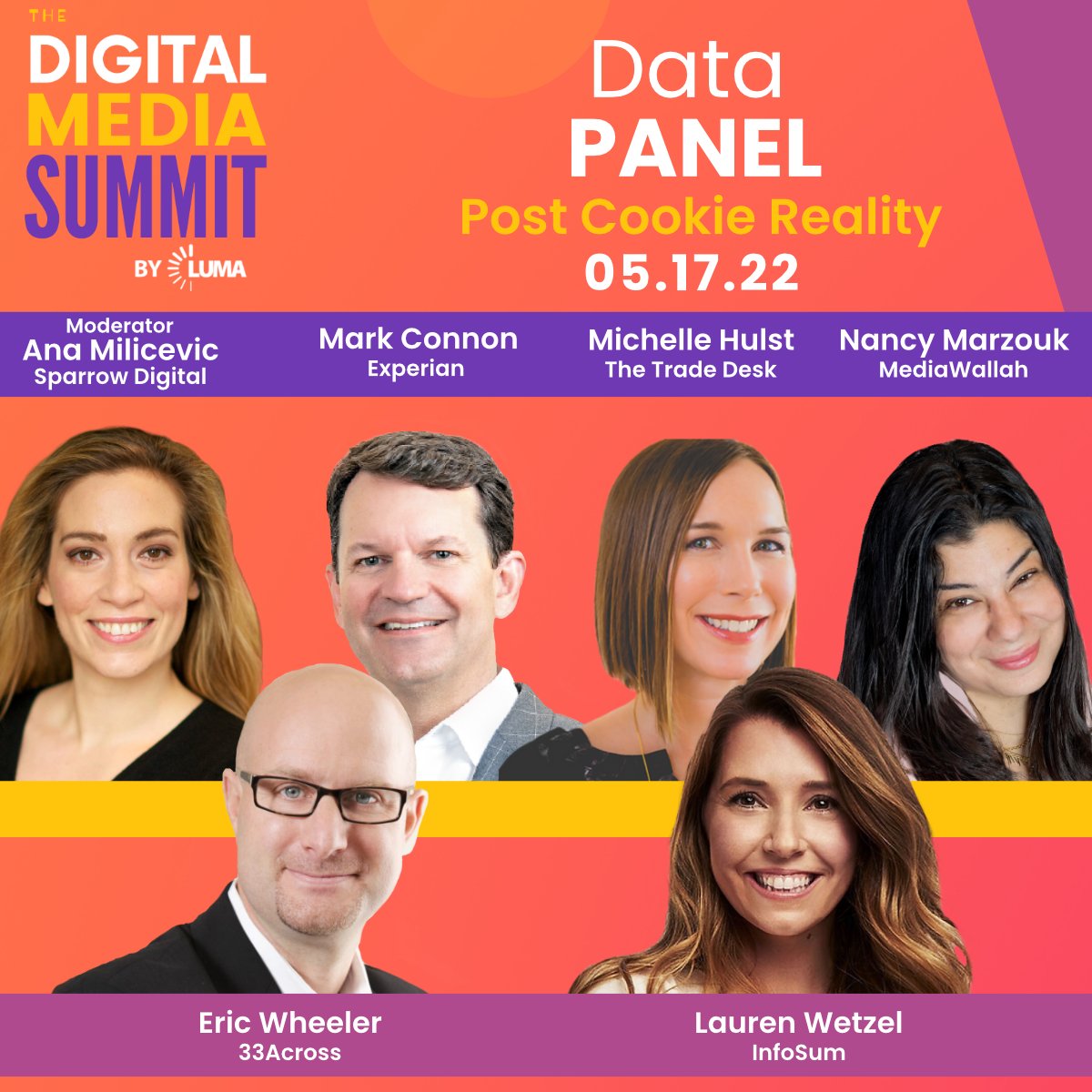 We are pleased to announce that our very own Mark Connon will be discussing the Post Cookie Reality on the Data Panel at The Digital Media Summit by <a href="/LUMA_partners/">LUMA Partners</a> 

#DMSBYLUMA #Experian
