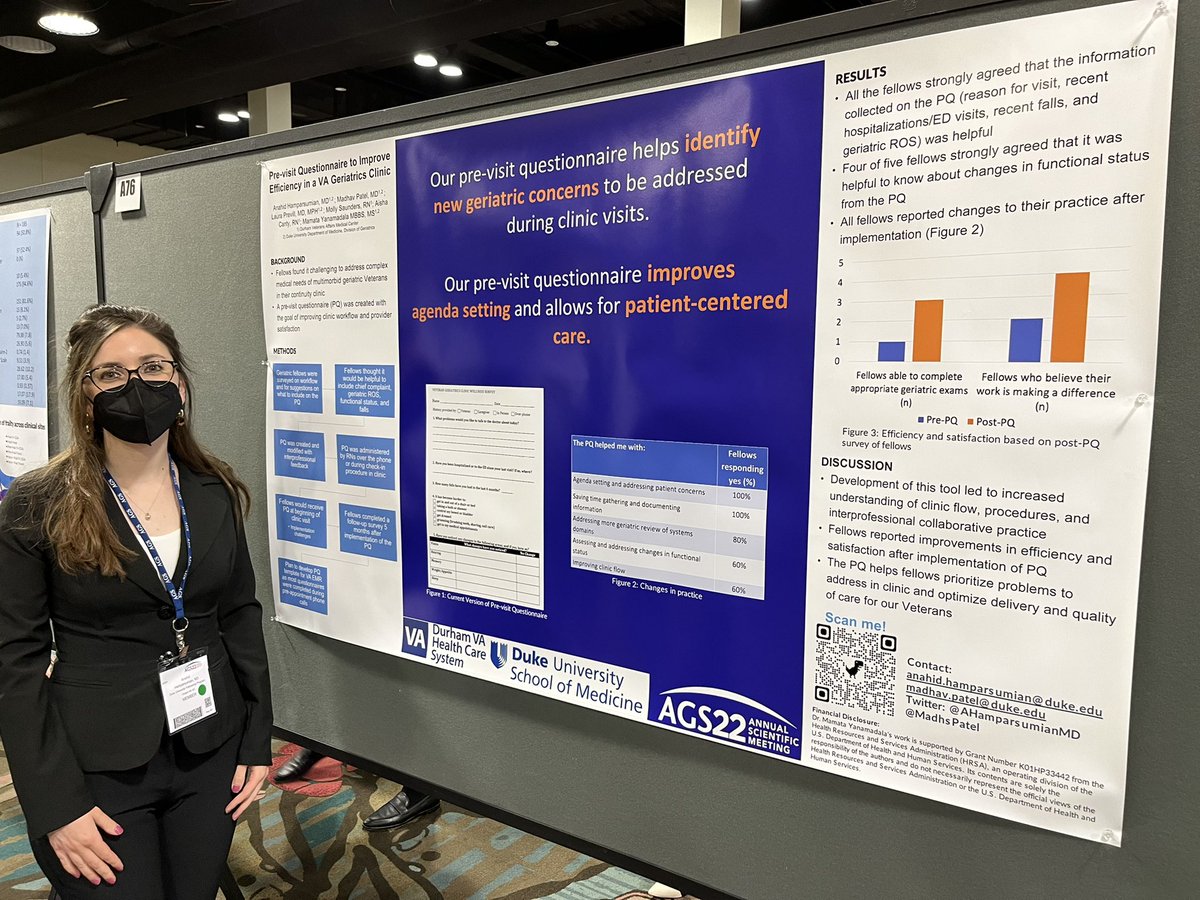 Duke Geriatrics (@dukegeriatrics) on Twitter photo Two of our amazing fellows <a href="/AHamparsumianMD/">Anahid Hamparsumian</a> and @CollinBurks presenting their work on #MedEd fellowship evaluation and #patientcenteredcare <a href="/AmerGeriatrics/">American Geriatrics Society</a> #AGS22 Two of our amazing fellows <a href="/AHamparsumianMD/">Anahid Hamparsumian</a> and @CollinBurks presenting their work on #MedEd fellowship evaluation and #patientcenteredcare <a href="/AmerGeriatrics/">American Geriatrics Society</a> #AGS22