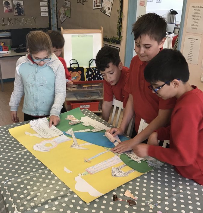 LliswerryPrim's tweet photo. #ClassLC demonstrated great teamwork this week as they began creating their competition artwork. We can’t wait to see the results! https://t.co/GCCfWnDUMr