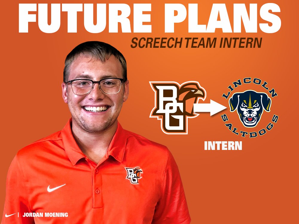 BGScreechTeam's tweet photo. Wishing good luck to some of our interns continuing in sports fter graduation! Congrats @sydneymac13, @jmoening18 and @NateKuff24! https://t.co/qJxqCWSLxH