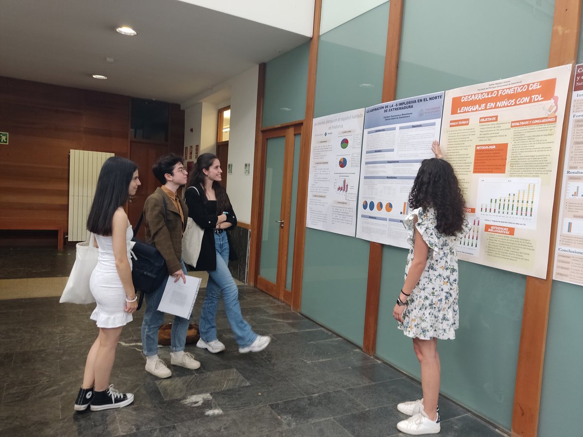 Sesión de pósteres en el Fonética Open Days.