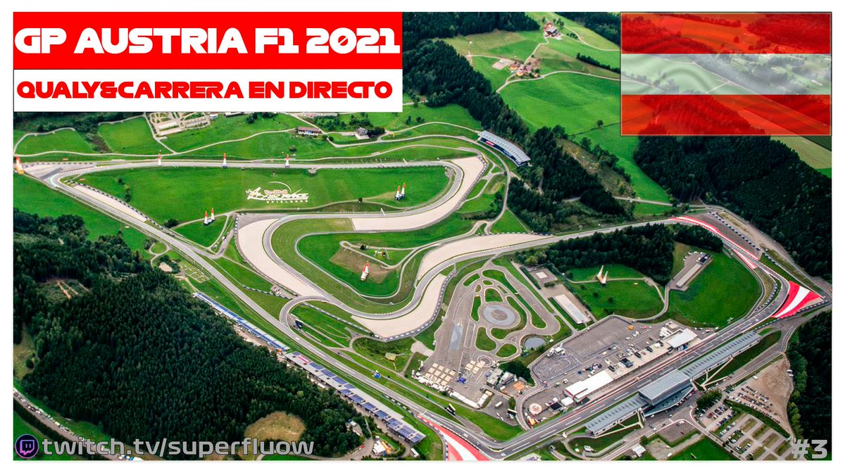 F1coroentena's tweet photo. 🏁RACE DAY!

🏎️A las 20:00h nos lo contará todo 
@Superfluow desde el Circuito de AUSTRIA🇦🇹, tercera cita del Mundial en el Red Bull Ring: rápido, desafiante y sencillo en apariencia, un reto para los pilotos de hoy!🏎️💨

🗓️3/9
🌎GP AUSTRIA🇦🇹
🏎Q18'+50%
⏰20:10h https://t.co/7BhdQdWl30