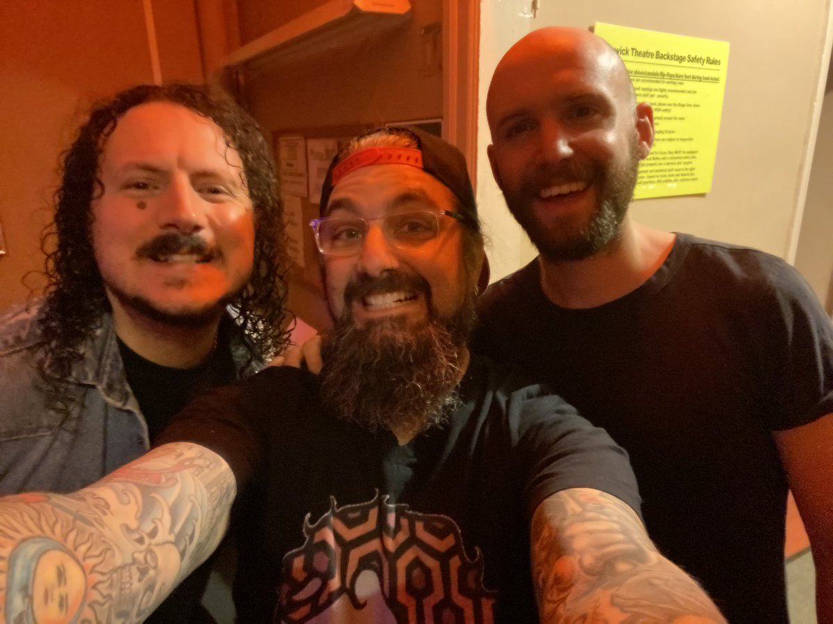 Great time last night seeing my friends Haken & Symphony X. What a bill! Go catch this show if it’s rolling through your town…two of the best in the Prog Metal Universe! @Haken_Official @symphonyx @insideouteu