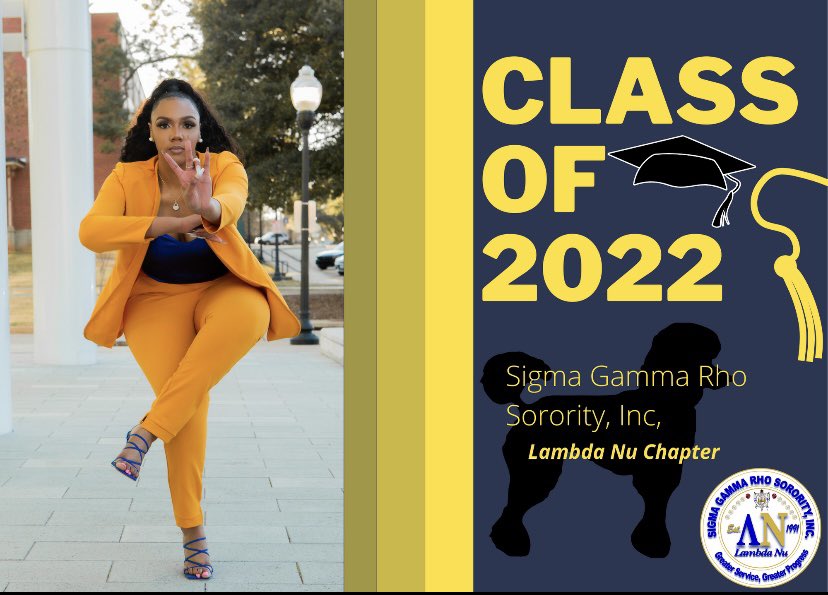 SFASGRhos's tweet photo. Congratulations to Soror Briana Monae Hutchinson. Soror Hutchinson received her Bachelor of Science in Human Sciences on May 7th, 2022. We commend you as you walk into the next chapter of life. #SGRhoGrad #sfapoodles #SGRho🐩👩🏾‍🎓 https://t.co/r6L1E6l9o7