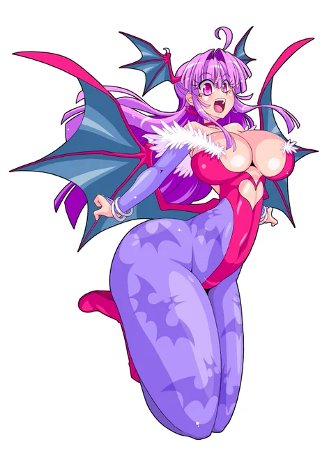 もういっちょプロジェクトSKG
リリスカラーのモリガンということで、いつもよりおきゃんな感じを心掛けて描いたのだが…そもそもおきゃんって何じゃいっつー話ですよね
いやでもしかし、この絵自体はかなりお気に入りの一枚ですわン!
(((°∪°))) 
