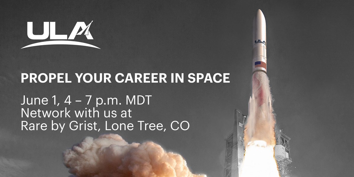 ulalaunch's tweet photo. Meet our Leaders!
Network with us June 1
4-7 p.m.
Lone Tree, CO
 
RSVP today: https://t.co/TljFrcvRQD https://t.co/xQbw9a6pQT