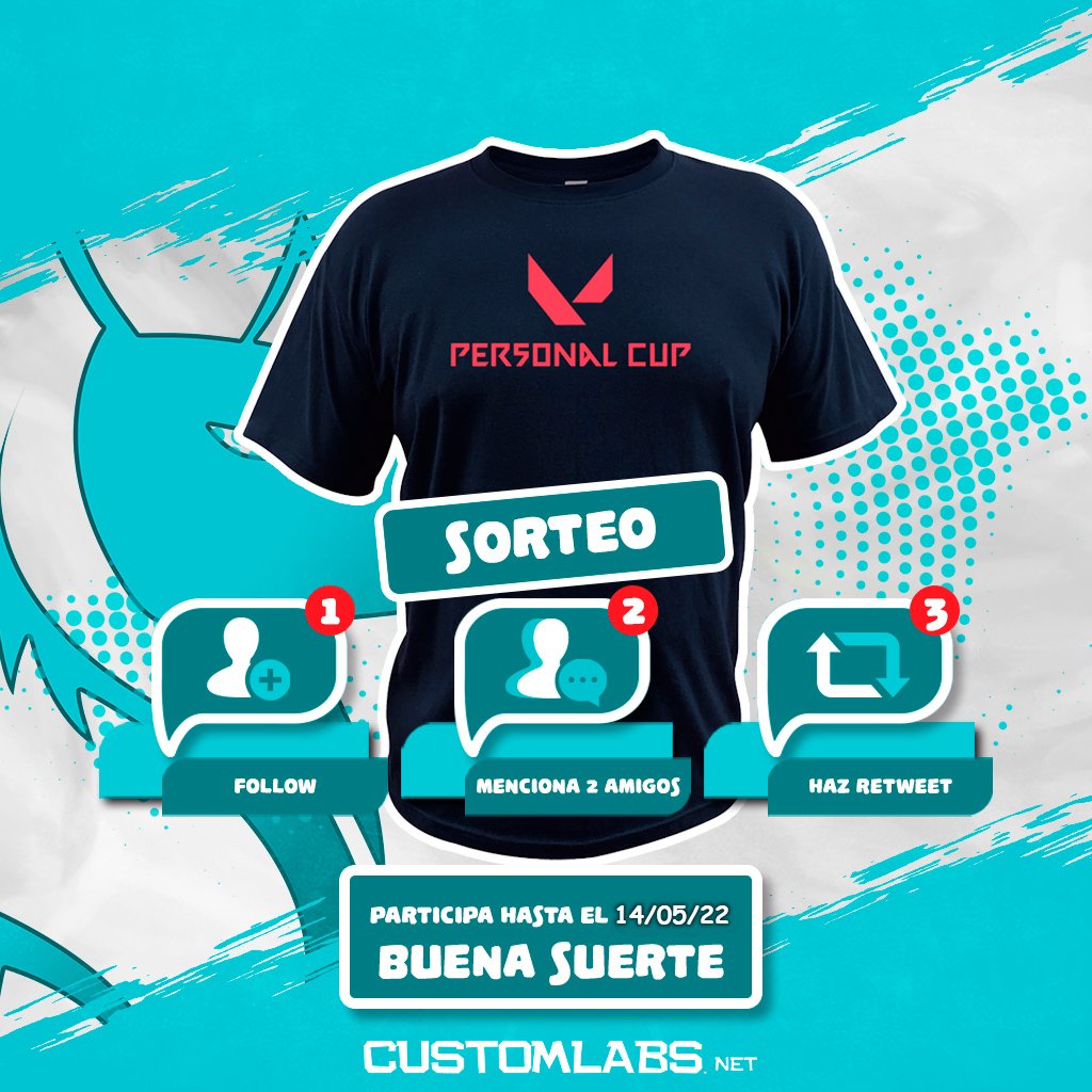PersonalCup_'s tweet photo. ¡ SORTEO ESPECIAL #PersonalCUP22!🙌🏽

Para participar :

💙 - Follow @customlabs_net, @PersonalGeek_ y @PersonalCup_ 
📢 - Menciona a 2 amigos
🔁 - Deja tu RT 

El Ganador se decidirá el sábado 14/5/22, durante el directo de la final de la #PersonalCUP22 😎 https://t.co/3LHYiv79wK