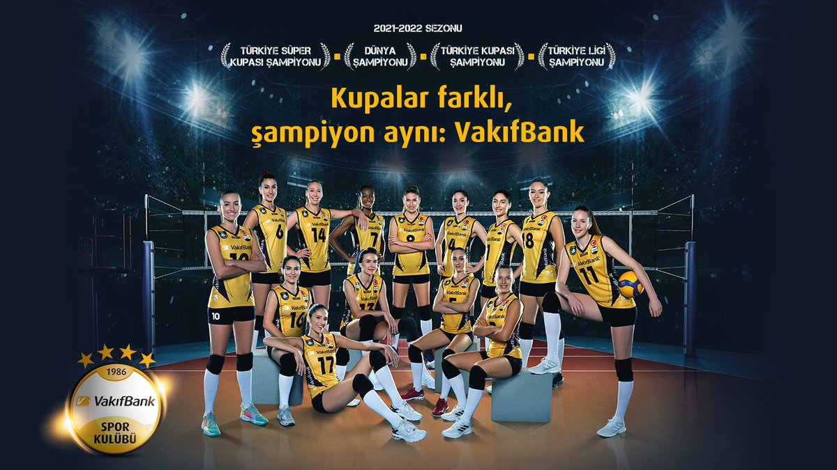🏆 13. kez Sultanlar Ligi Şampiyonu VakıfBank! 🏆

🏆 VakıfBank is the Champion of the Turkish League for the 13th time! 🏆

#ForMore #VakifBankSK #VoleyBol #VolleyBall
