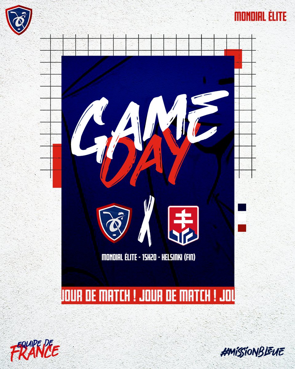 Équipes de France Hockey 🏒 (@hockey_fra) on Twitter photo C'est aujourd'hui que la #MissionBleue commence.
🆚🇸🇰 SVK
📍 Helsinki 🇫🇮
⌚️ 15h20 🇫🇷
🎦 <a href="/FANSEAT_FR/">FANSEAT 🇫🇷</a>
📋 bit.ly/38mw4LC
#⃣ #FRASVK #TeamFrance
C'est maintenant qu'il faut montrer aux Bleus votre soutien 💬👊 C'est aujourd'hui que la #MissionBleue commence.
🆚🇸🇰 SVK
📍 Helsinki 🇫🇮
⌚️ 15h20 🇫🇷
🎦 <a href="/FANSEAT_FR/">FANSEAT 🇫🇷</a>
📋 bit.ly/38mw4LC
#⃣ #FRASVK #TeamFrance
C'est maintenant qu'il faut montrer aux Bleus votre soutien 💬👊