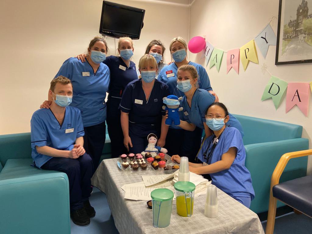 Teams 205 &amp; 206 R celebrating nurses day ! ❤️❤️