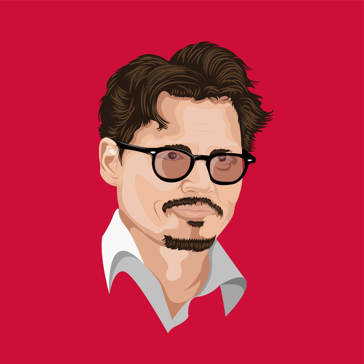 _dewsith_'s tweet photo. Jhony depp's vector illustration 
Designed by @_dewsith_ 
Contact me if you want ..💛
#digitalart #vectorart #GraphicDesign #GraphicDesigner #illustration #JhonnyDeep https://t.co/yaCghZww0T https://t.co/4es5dViDrH