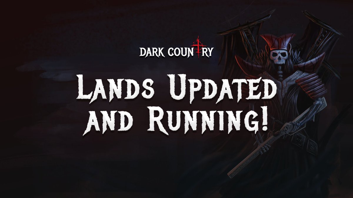 DarkCountryGame's tweet photo. Dark Country Lands Updated🤠
Details: https://t.co/OL7w7WacQW
Play here: https://t.co/KfNdW02QRF
The tutorial for playing the game is coming soon. Stay tuned…😉
#NFT #LandNFT #DarkCountry #NFTgame #BlockchainGame #WAXgame #Flowgame #onFlow #waxfam https://t.co/2AahUoEAzN