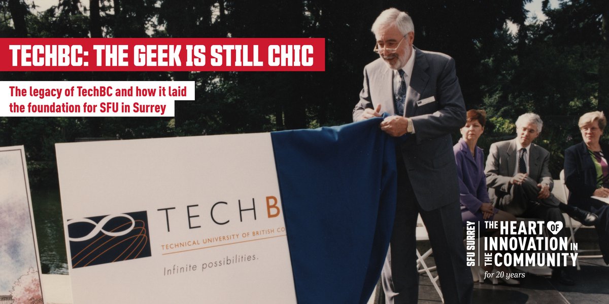 sfusurrey's tweet image. Happening next Thursday! As SFU Surrey celebrates 20 years this year, this panel will explore the legacy of #TechBC and how it laid the foundation for our campus. Join us in-person or online on May 19: ow.ly/39jO50J4xnO 
@sfu_library @SFU
