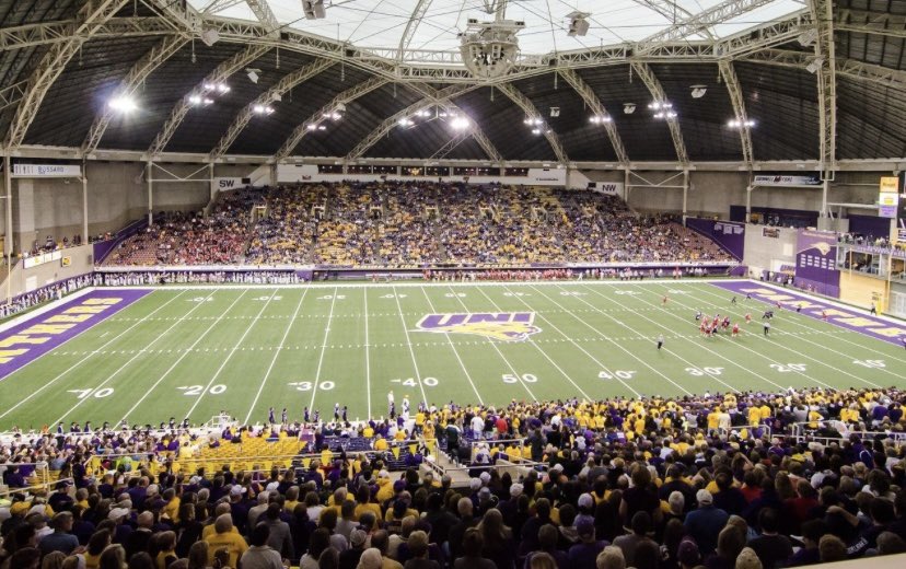 EliasSherman5's tweet photo. After a good talk with @CoachBodie4 I am Blessed to receive my 1st D1 Offer from UNI !! https://t.co/Agy61iAVnJ
