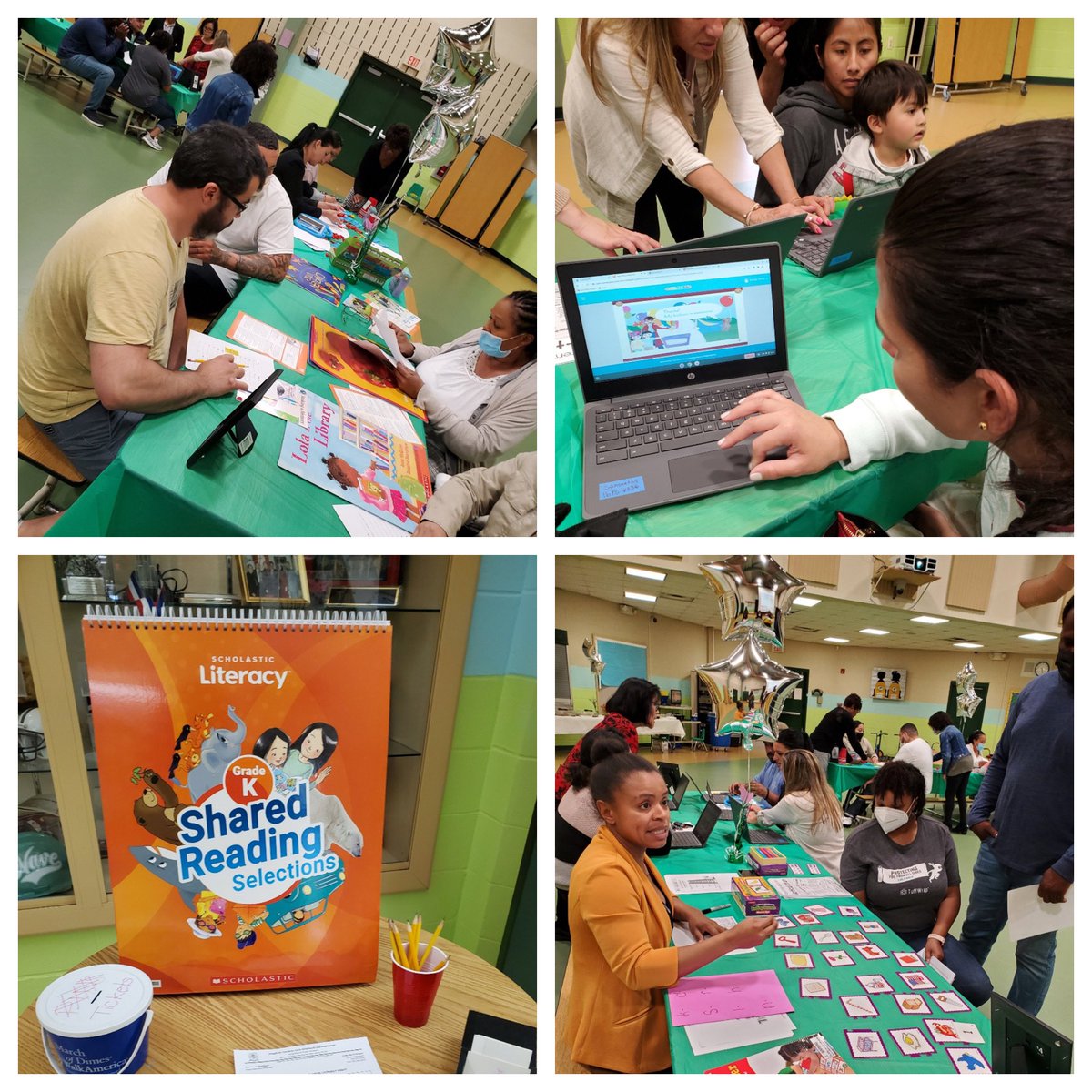 kimsw2871's tweet photo. Title 1 Scholastic Family Literacy Night at JMFECLC was a big success! Thank you to our families for joining &amp; allowing us the opportunity to work along side of you! Collaboration with families is key in any child’s education &amp; early childhood is no exception! 💚 @LB_SchooIs https://t.co/TnSBeyRIef