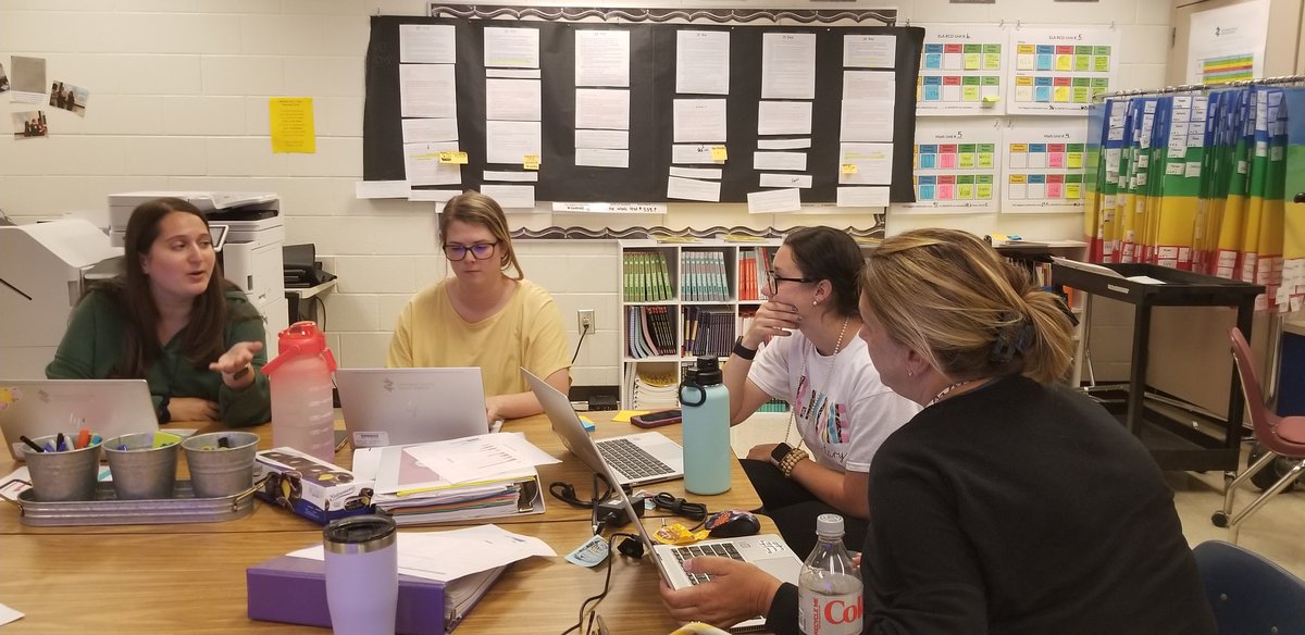 SArmbruster_RMM's tweet photo. Kindergarten and First Grade Data Days and planning STEM units. Great, productive conversation and collaborative team work! #titleI #ccsdilsimpact #thebestview https://t.co/nOyQtVmi3h