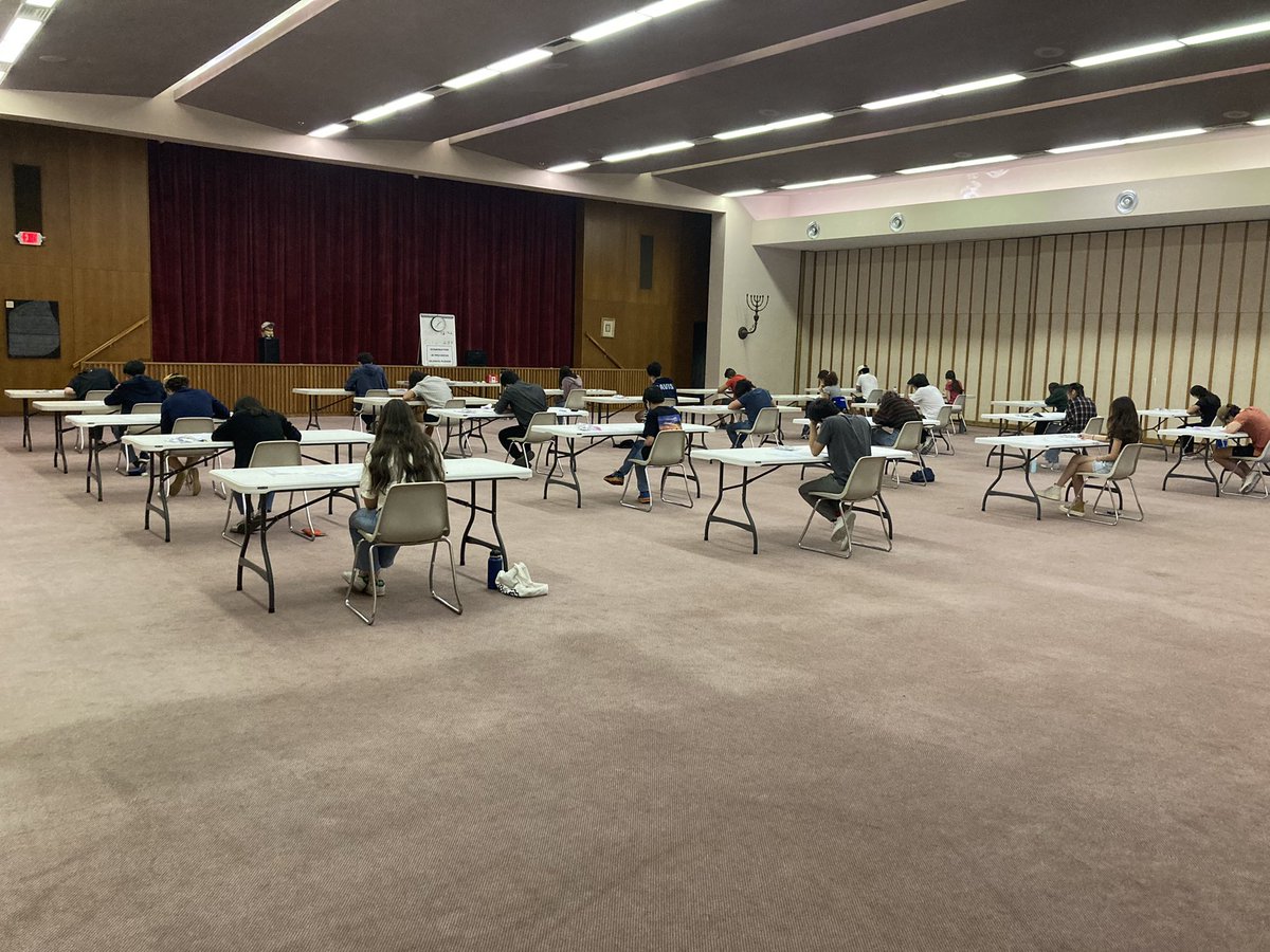 IB_CoronadoHS's tweet photo. The last time the IB Diploma Class 2022 will test all together. The pug keeps watch. #hugapug #prideofthewestside #theendisnear https://t.co/BY5dZaJHQa