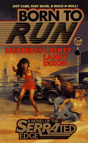 BaenBooks's tweet photo. This #ThrowbackThursday we have another Mercedes Lackey series - who here loves her SERRAted Edge series as much as we do? 

The first book, BORN TO RUN, turned 30 earlier this year! https://t.co/JU75RdIxBj