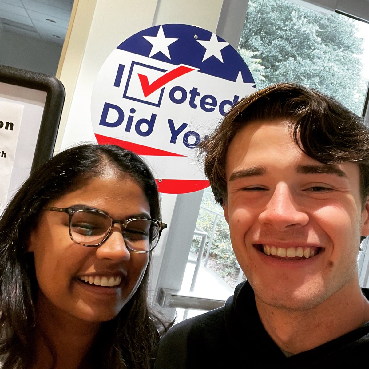 gregflynn's tweet photo. Two first-time voters!
#wakevotesearly #wakeelections https://t.co/TbK6ne4jQk