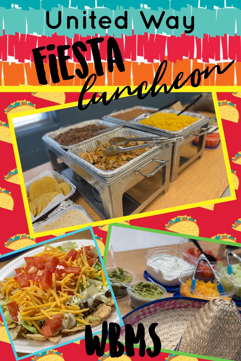 IsCommonality's tweet photo. WBMS is amazing when it comes to supporting United Way. Today we had our fiesta lunch to thank staff for their donation as we support a growing community. https://t.co/QknRurnXvp