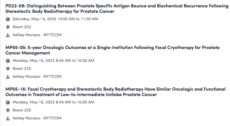 ashley_monaco's tweet photo. Looking forward to presenting at @AmerUrological this weekend! https://t.co/0taqL7T90W