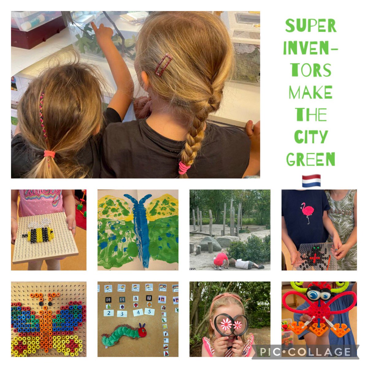 Inventors_move's tweet photo. The mini beasts are a hit at @bsdehobbit @atoscholenkring 🐛🐞🦋#steam @ErasmusplusNL @eTwinning_nl https://t.co/JoVguvmuna