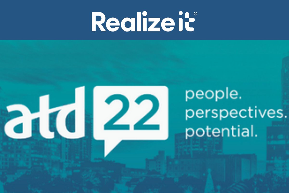 RealizeitLearn's tweet photo. “Realizeit is excited to be such a big part of ATD22 this year”https://t.co/25umeLHm66

#adaptiveintelligence #personalizedlearning #KnowledgeReinforcement #adaptivelearning #knowledgeretention #AIpowered #microlearning #ATD22 #workforcedevelopment #personalizationforperformance https://t.co/DOEFp0nuLY