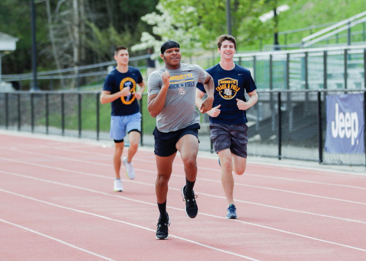 MUTFXC's tweet photo. Practice day UConn ahead of tomorrow's BIG EAST Championships

#WeAreMarquette https://t.co/buTNGf1Nxc