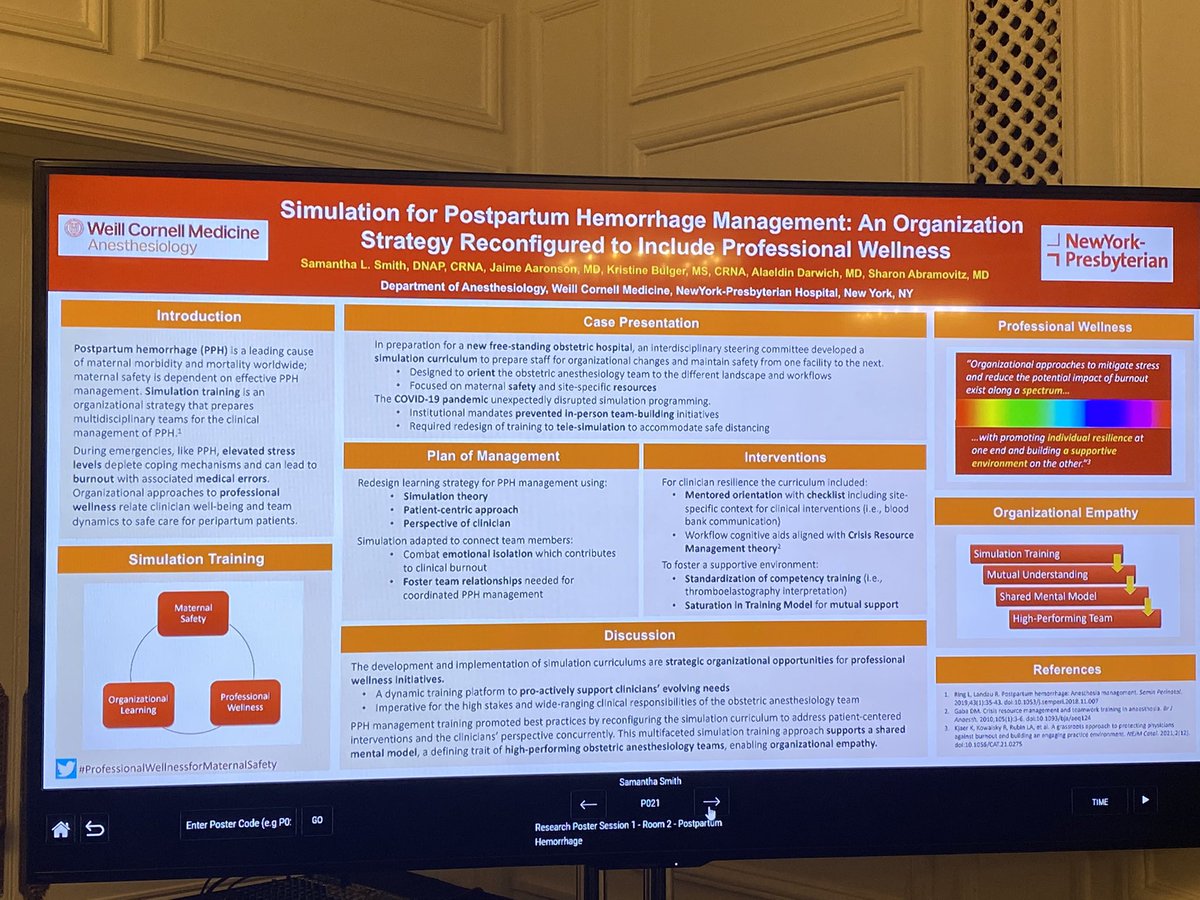 SAbramovitzMD's tweet photo. Great first day of presentations at #SOAPAM2022 @WCMAnesthesia @kkjaermd @JaimeAaronsonMD @RobertWhiteMD @SamSmith1486 @J_BryantHuppert https://t.co/WaAHDdw1JO