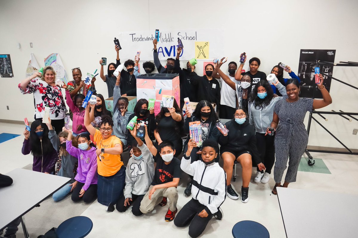 RPBHS_Principal's tweet photo. Thank you to the TMS AVID Team for organizing the AVID Spring Toiletry Collection for Adopt-A-Family of the Palm Beaches-Homeless Program! #TMSPride https://t.co/DzMZuDXQAu