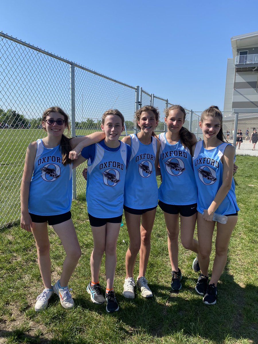 Congratulations to our 8th grade track team on a great season!  First ever district meet today.