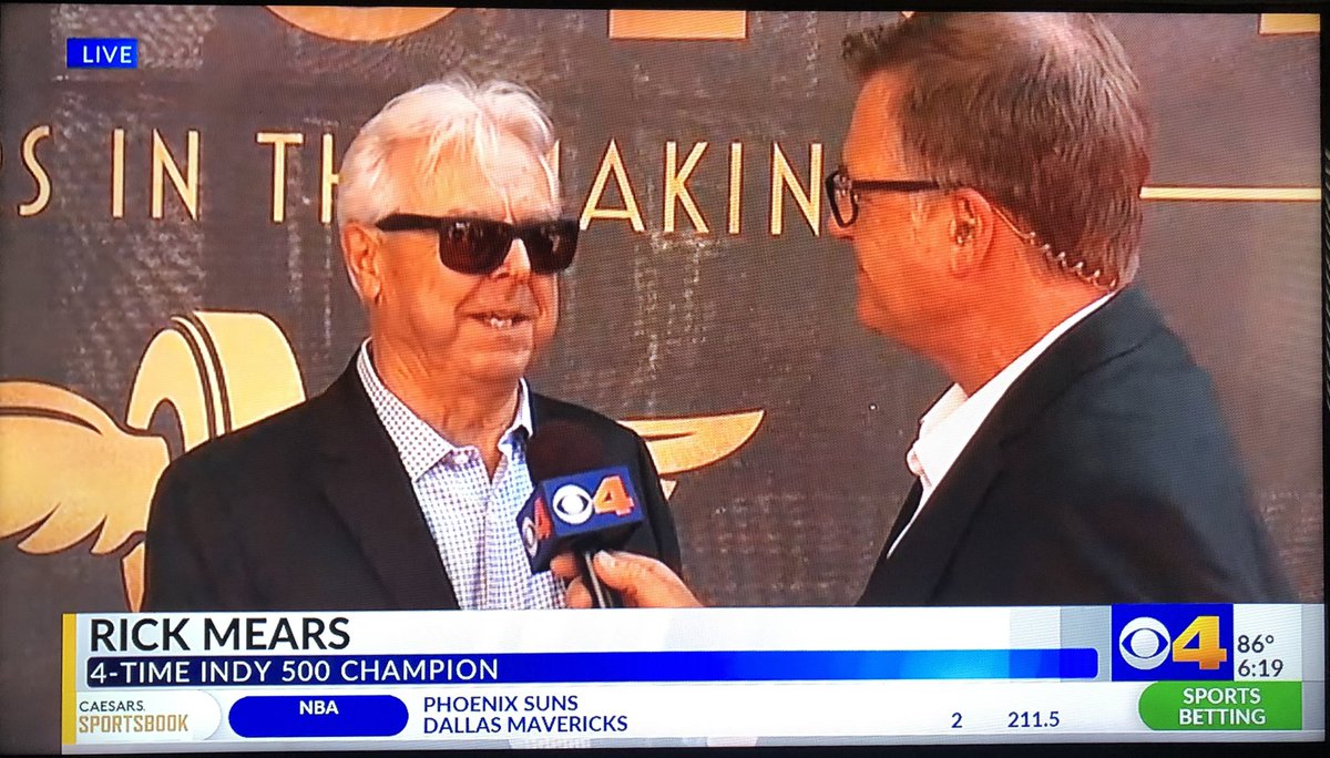 Excited for the premiere of “The Club” fired up to get 4-time #indy500 champion Rick Mears on live to chat about the elite group and film. <a href="/IMS/">Indianapolis Motor Speedway</a> <a href="/IndyCar/">NTT INDYCAR SERIES</a>