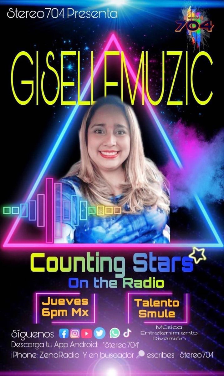 gisellemuzic's tweet photo. Hoy gran final del Concurso de Aniversario de Rock School 🎸

⬇️⬇️Click aquí ⬇️⬇️
https://t.co/Et0mvvchRU

Ó 

2️⃣OPCIÓN🎙: DESCARGA LA APP ➡️ZenoRadio⬅️ 
Para Apple🍏y Androide🤖
☑️Coloca en el buscador: Stereo704 
☑️
⬇️⬇️Click Aquí⬇️⬇️
https://t.co/dOszaBnx0N https://t.co/u2msoXRsKC