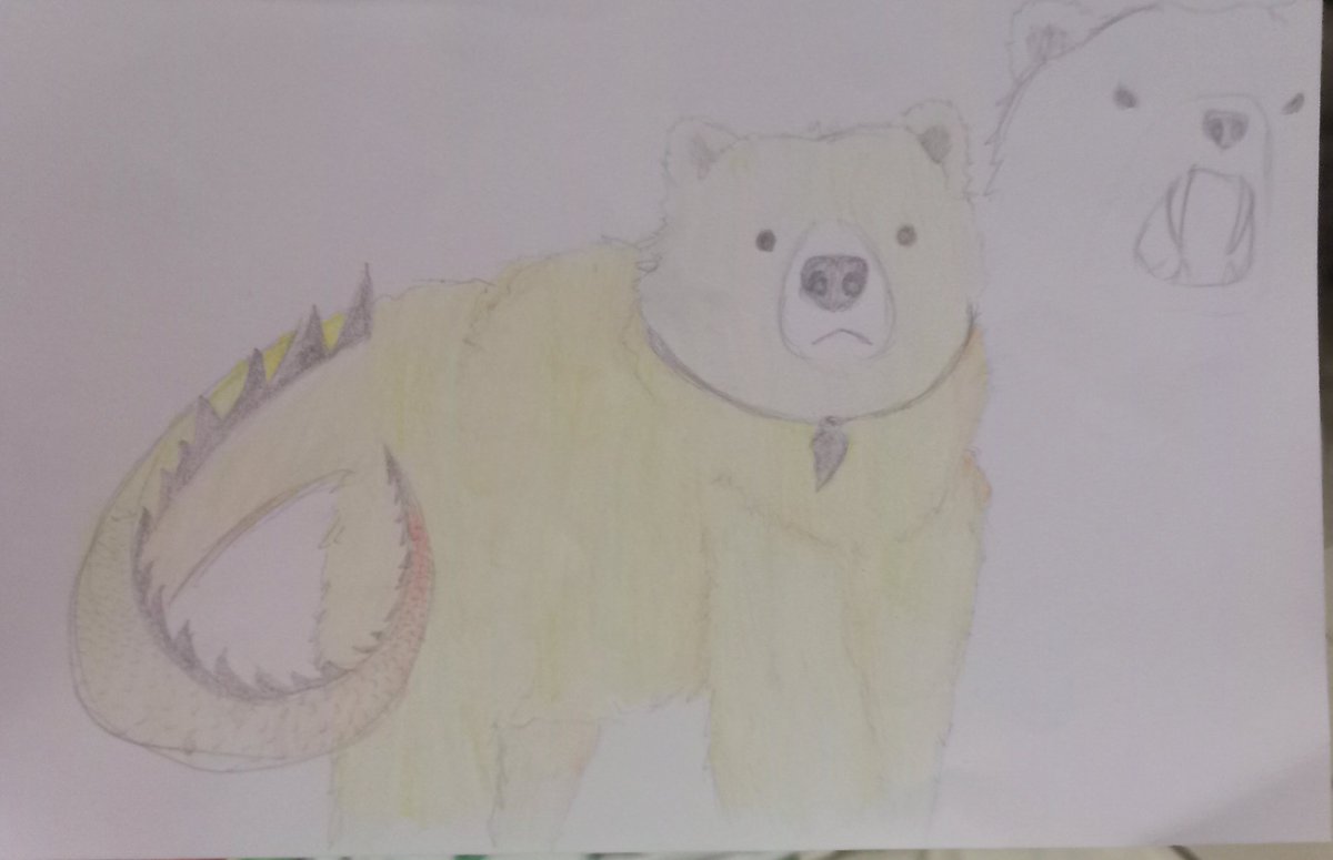 M1sery6's tweet photo. @Neytiirix I made this OC based on my childhood plushie, so they mean a lot to me :'3. They're basically a bear/dinosaur hybrid because I say so ✨
Do whatever you wish with em ^^ https://t.co/GQJT1MBntj