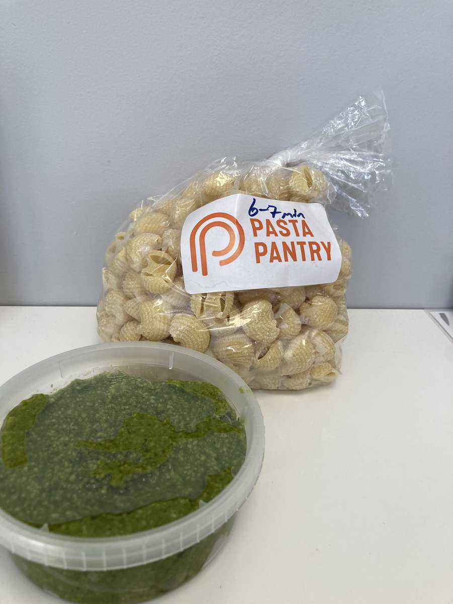 YegHealth's tweet photo. Thanks for the treat @PastaPantry. 30 years locally owned!! Check them out. #ShopLocal https://t.co/1kekjHZ7Zd
