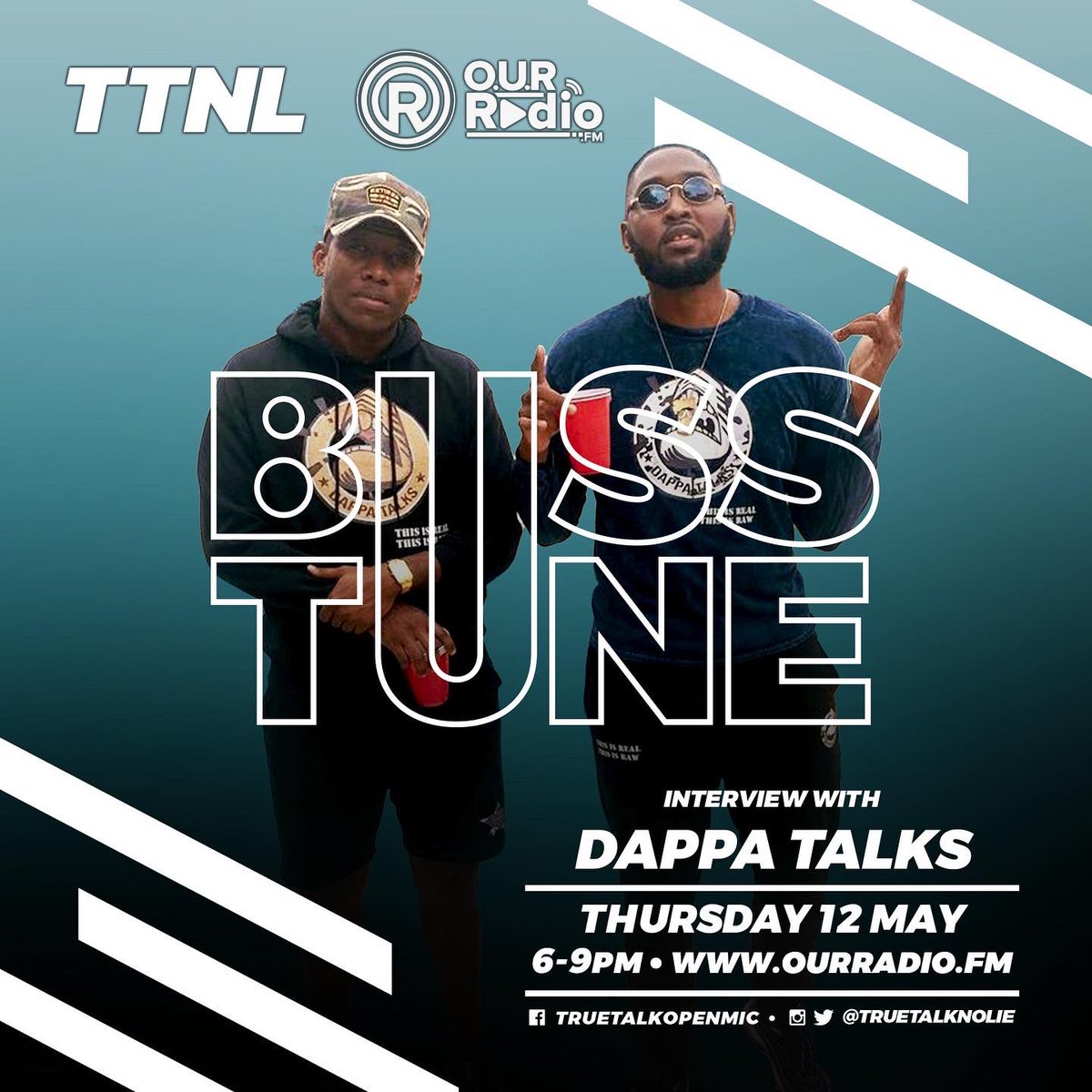 TrueTalkNoLie's tweet photo. Live now: https://t.co/ZyWyKujCJM
It’s a #TTNL x #DappaTalks link up today! @stardappa and @16tarzan join us with the newly released “Feel Good Riddim” https://t.co/U3Q7VWf3Eo