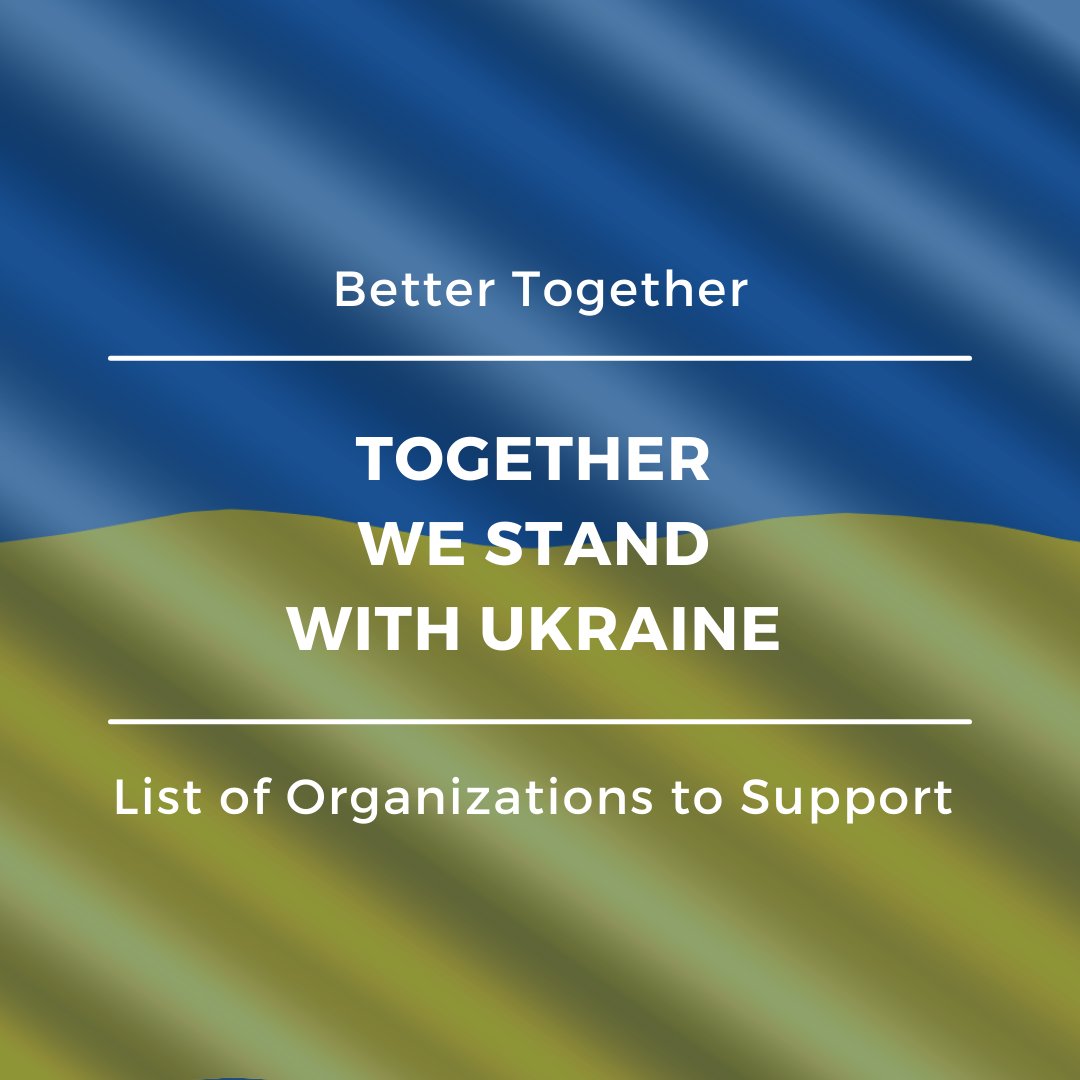 SociallyStratCA's tweet photo. Organizations that Americans &amp; companies can donate to support people in Ukraine. 

- Care (https://t.co/5PcjUlwu9n)
- Doctors without Borders
- Global Giving
- Save the Children
- World Food Program
- U.N. Crisis Relief
- Voices of Children
- Sunflower of Peace
- Project Hope https://t.co/ozZ80Ns4g8