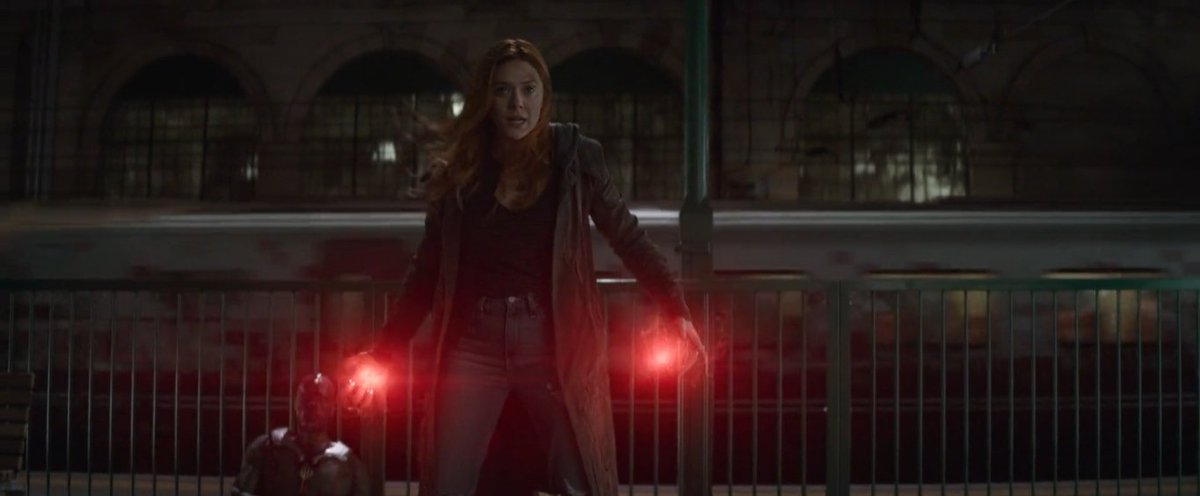 sparkysvariant's tweet photo. Wanda Maximoff. Ceo of fighting in a casual outfit https://t.co/gOZIRxM3sC