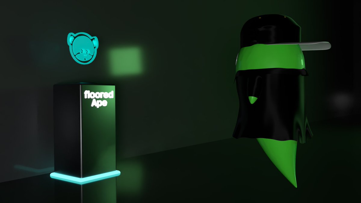 Guys we are officially partnering with <a href="/flooredApe/">flooredApe</a> they have been kind enough to give us One of their Tokens to give to our community. Below is a explanation of their app and how works it is amazing app. To enter just interact with this tweet in any way.

#NFTS #NFT #NFTGiveaway