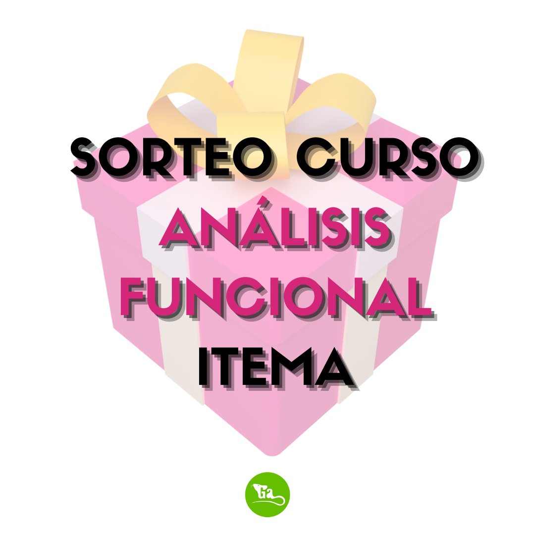 🎁 SORTEO CURSO ONLINE ANÁLISIS FUNCIONAL 

➡️ 1 plaza para la edición de mayo del curso de AF de <a href="/ITEMAPsicologos/">ITEMA</a> impartido por <a href="/Miri_Rouch/">Miriam Rocha</a> y <a href="/GalaAlmazan/">Gala Almazán Antón</a> 

Curso: itemadrid.net/curso-de-anali…