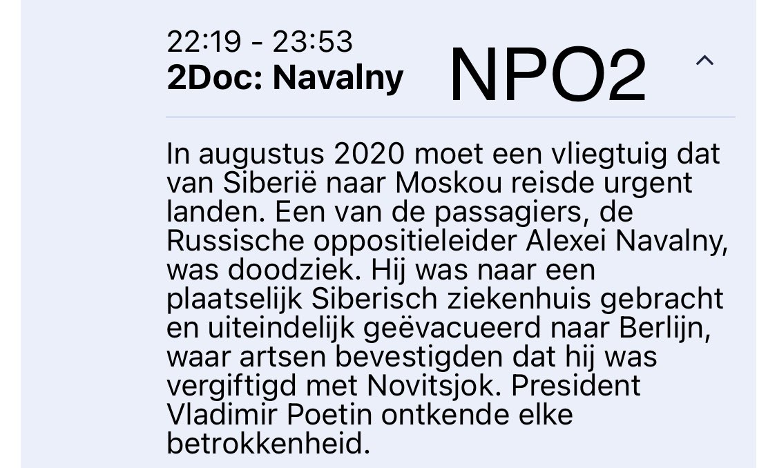paulschoemaker's tweet photo. #Complotdenkers kijk vooral dit programma terug over #Navalny die #vecht voor een #vrij #Rusland en tegen #onderdrukking en #waardeer eindelijk eens hoe goed wij het hier hebben qua #vrijheid en #meningsuiting alles te kunnen #doen en #zeggen. https://t.co/i8p6doOtaj