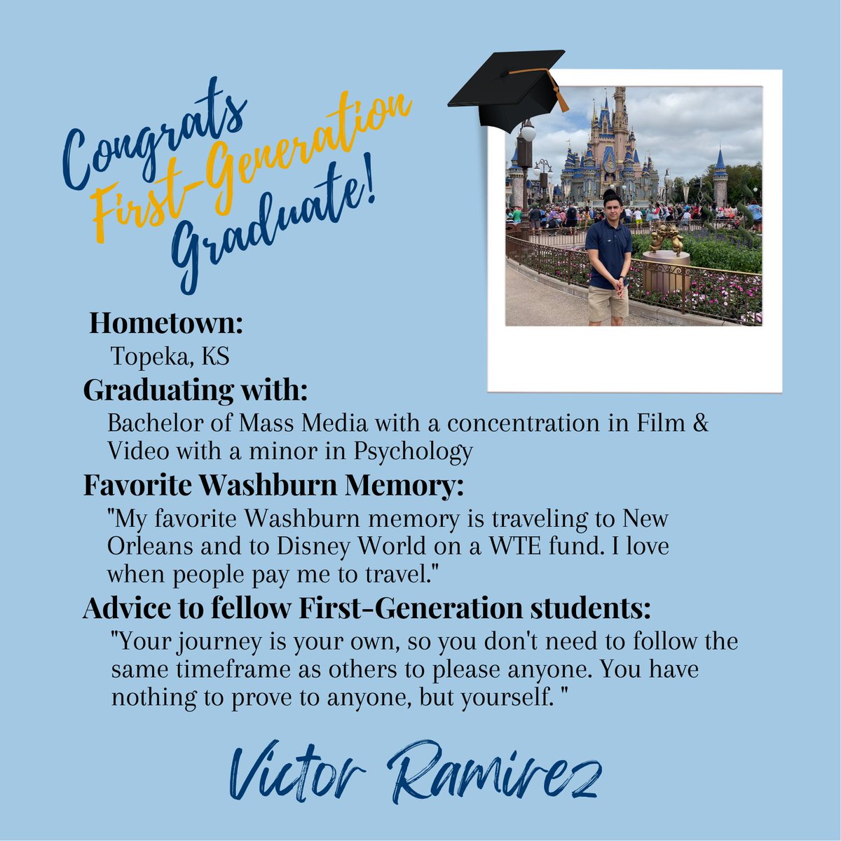 WeAreF1rst's tweet image. Congrats to these awesome students on their incredible accomplishment of graduating! Help us cheer them on for being First-Generation Graduates!🥳🎉🎓 #firstgenproud #firstgengraduates