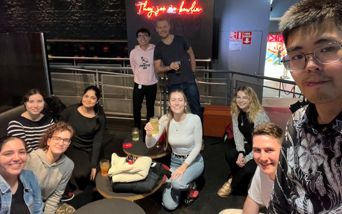 Great fun to be out with the team and get to know some of our new group members..