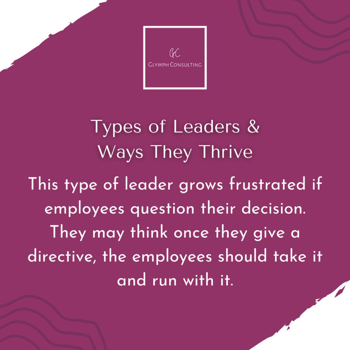 GlymphConsult's tweet photo. Do you see yourself or your manager as this type of leader?

#autocratic #leadership #leader #leaders #manager #supervisor #management #micromanager #employee #satisfying #innovation #creative #business #organization #hr #retention #thursday #thursdayvibes #thursdaymotivation https://t.co/QdYLDqy9nr