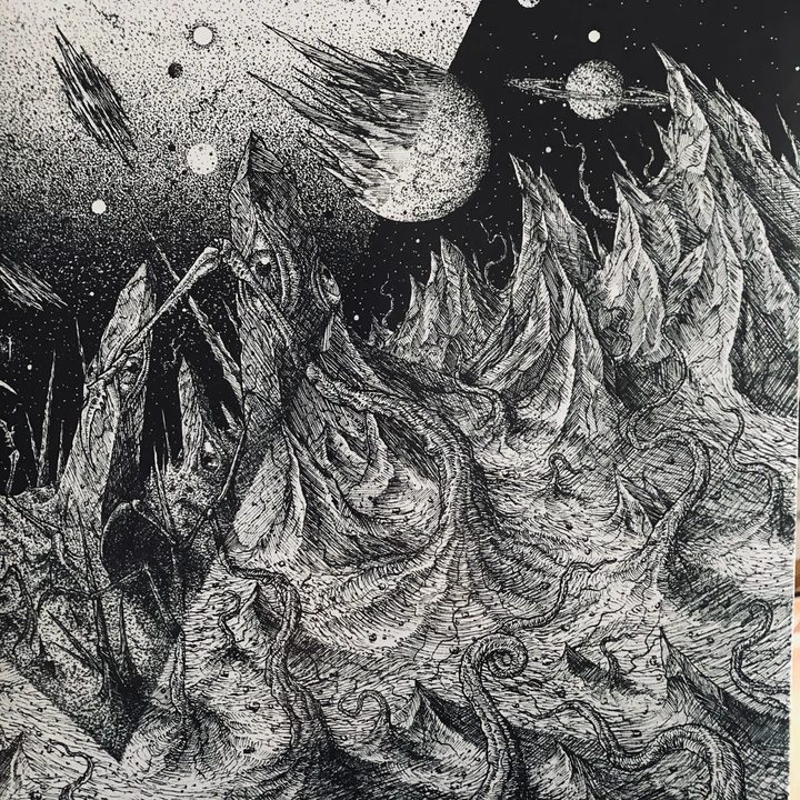 MeteorGem's tweet photo. METEOR FEATURE:
DEVOID OF THOUGHT - OUTER WORLD GRAVES
Chunky, psychedelic and entrancing riffs really make their place known in this sci-fi death themed genre.
(FFO: Blood Incantation, Time Ghoul, Cavurn)
https://t.co/GLkG6xNpEo
#devoidofthought #everlastingspew #deathmetal https://t.co/PnqMnuTW4R