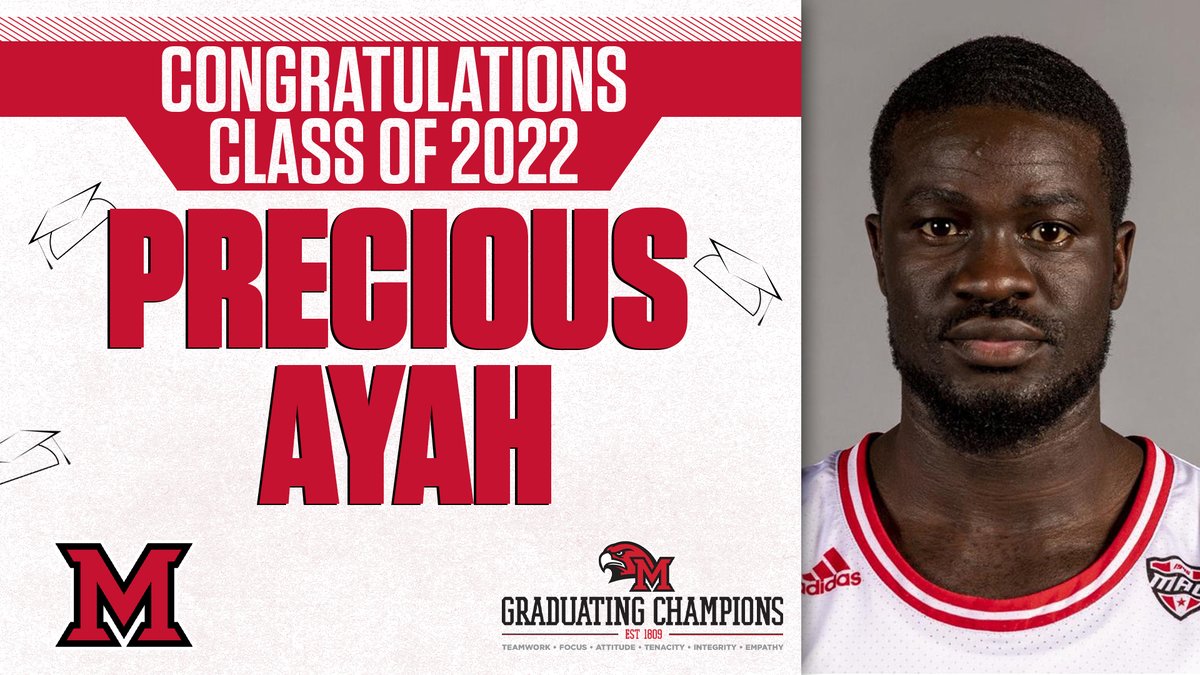 MiamiRedHawks's tweet photo. Join us in congratulating the @MiamiOH_BBall Class of 2022‼️

@EliMac416 @Zeke_11_Coleman James Beck and @ayahprecious 

#RiseUpRedHawks  #GraduatingChampions https://t.co/dh6KJgXUrk